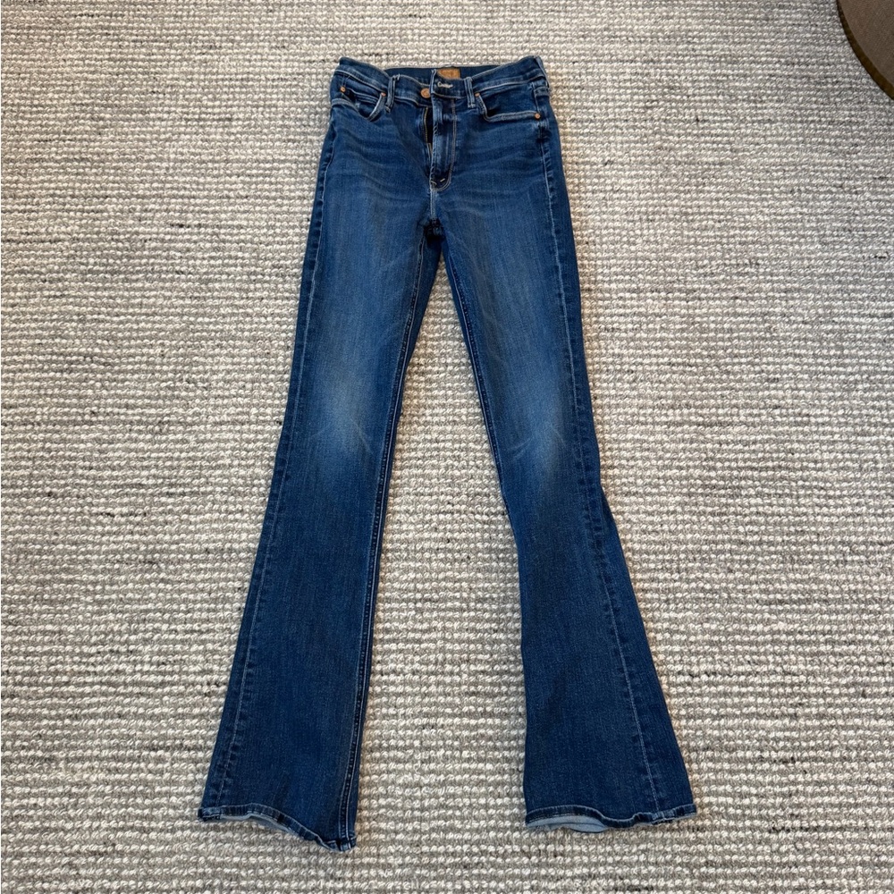 MOTHER Dark Blue Flare Jeans